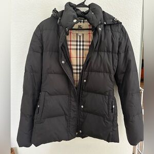 Burberry Black Puffer Jacket